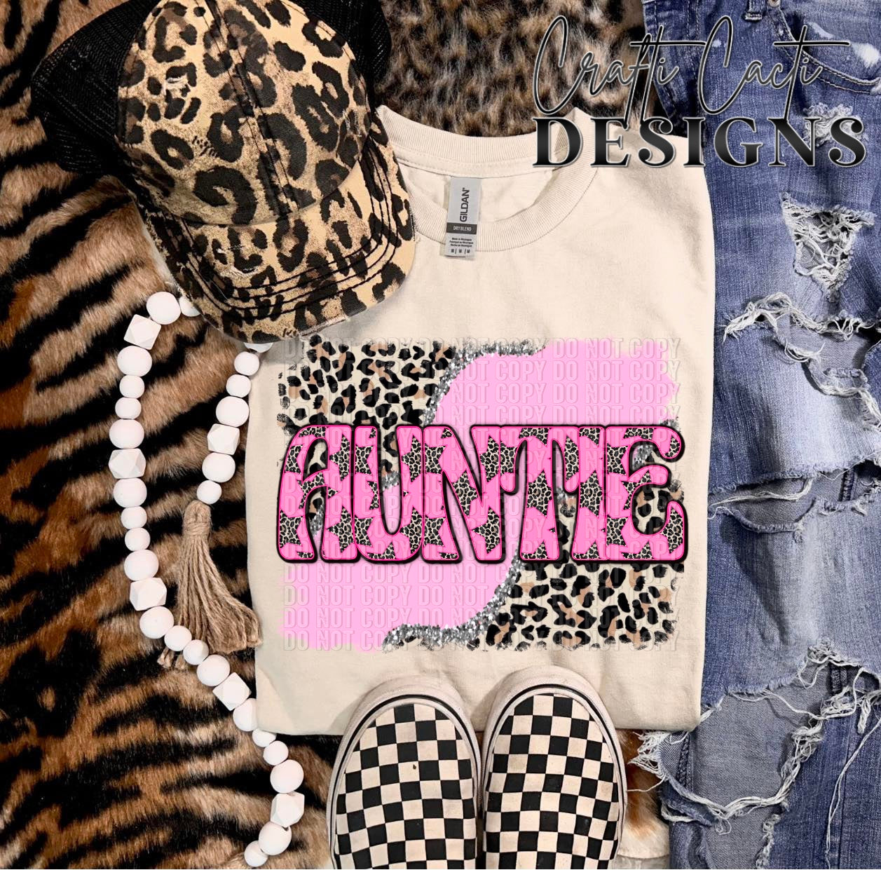 Auntie Pink Leopard Stars Digital Download