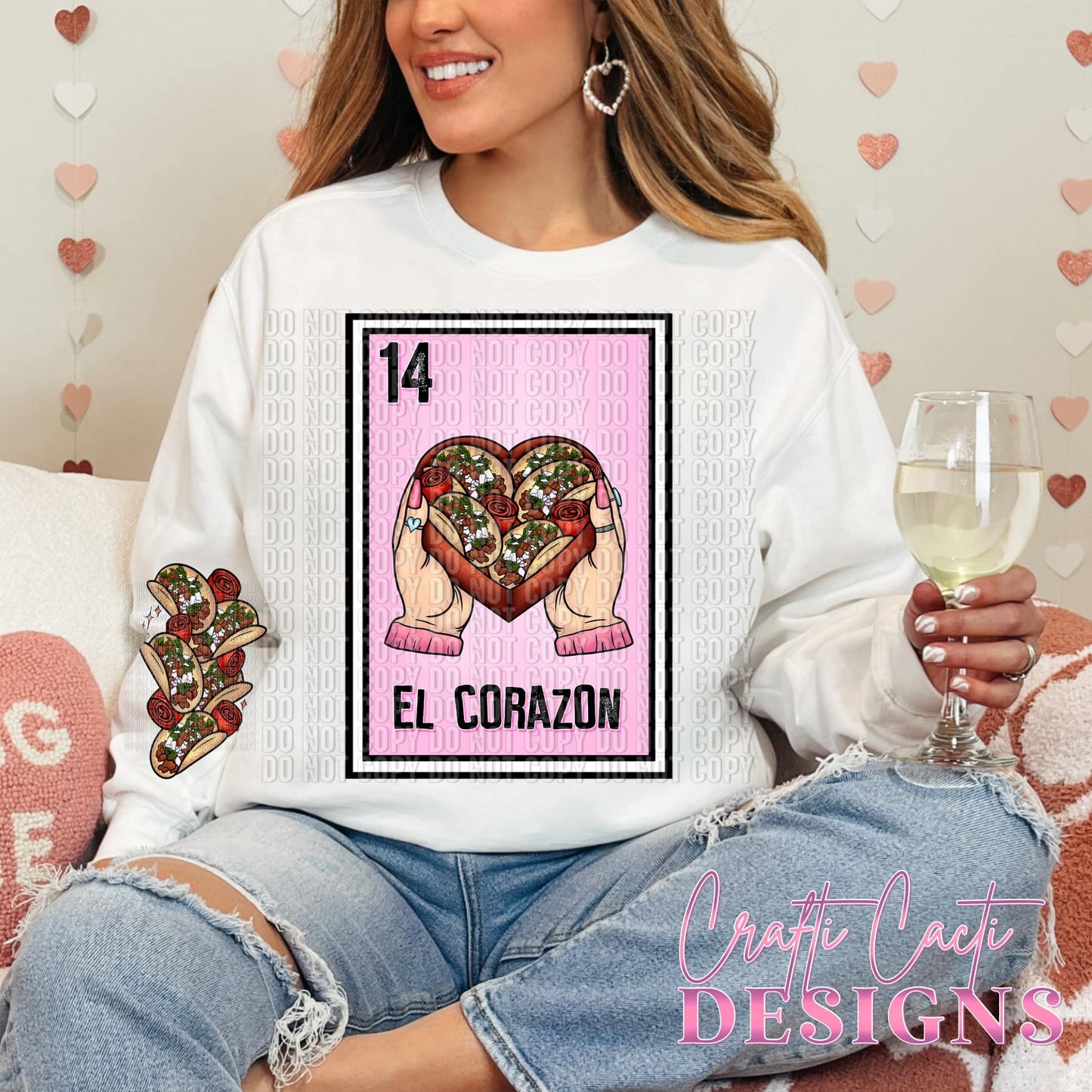 Tacos El Corazon Loteria (Sleeve Included) Digital Download