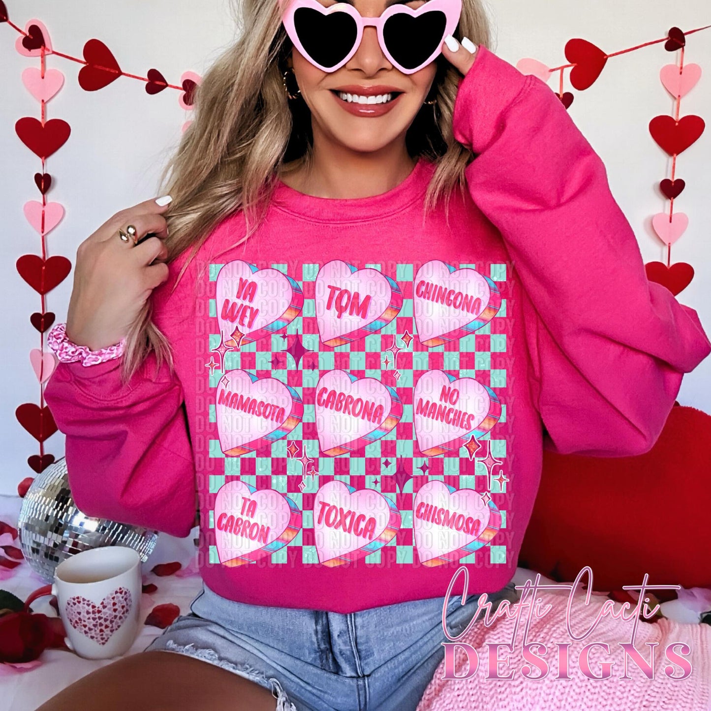Mexican Slang Hearts Digital Download