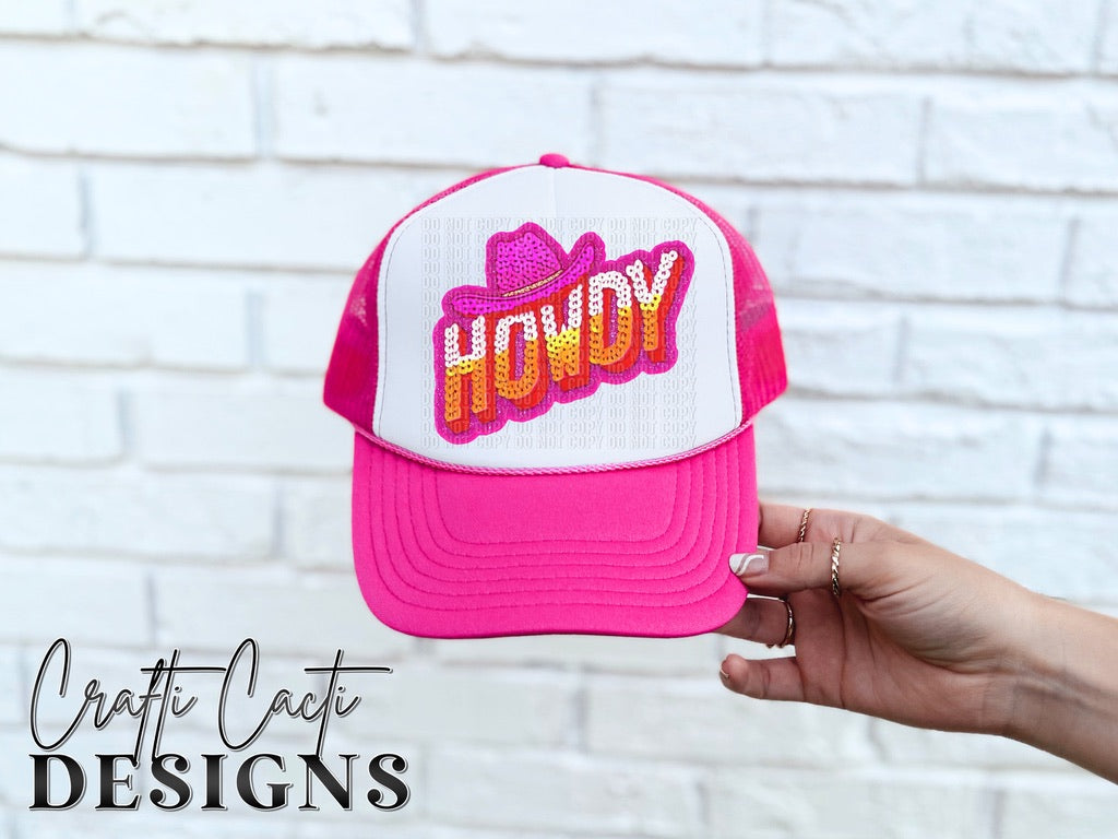 Howdy Hat Patch Digital Download