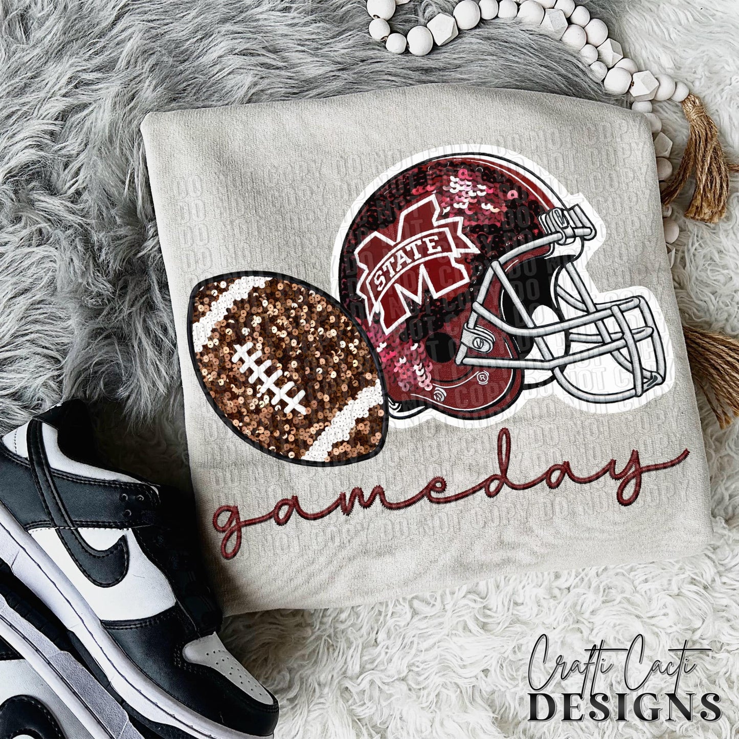 Inspired College Football Game Day Helmet Digitals