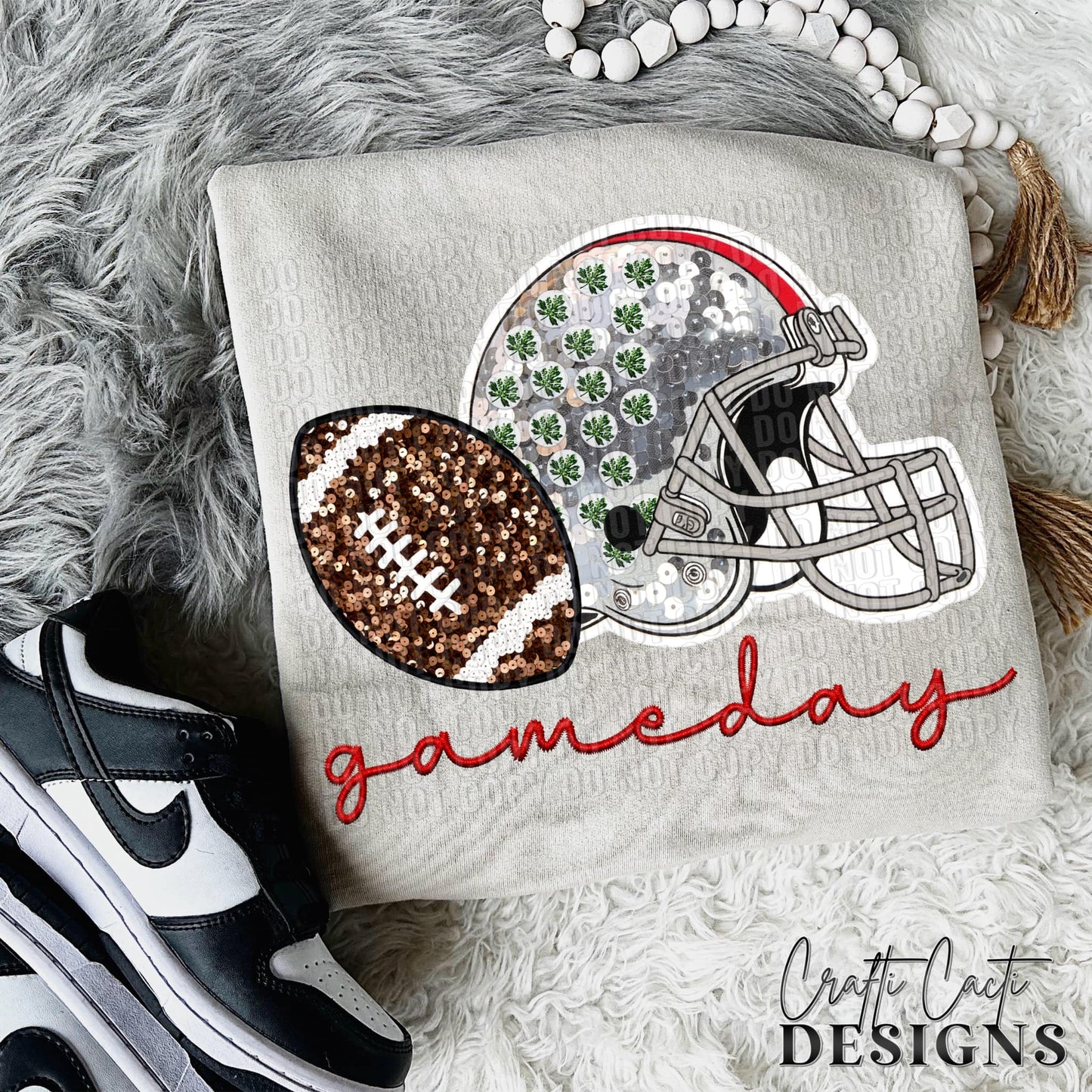 Inspired College Football Game Day Helmet Digitals