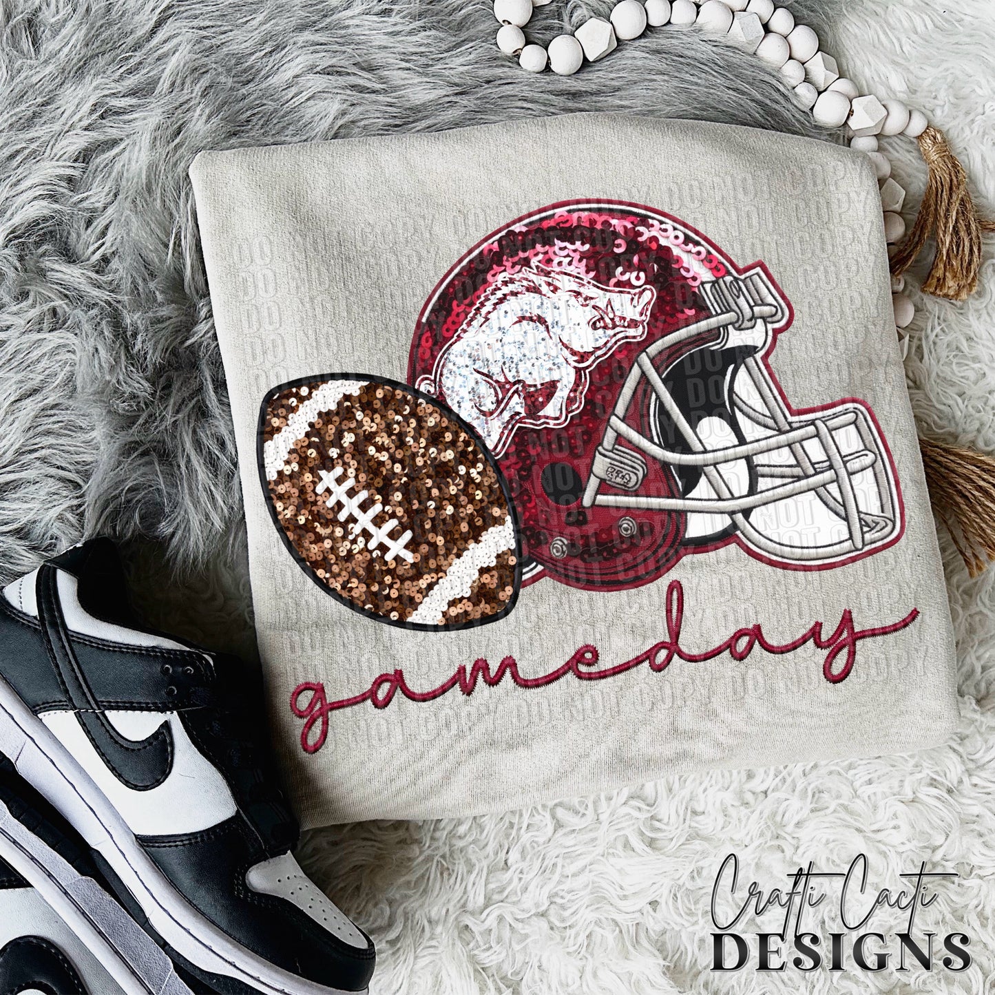 Inspired College Football Game Day Helmet Digitals