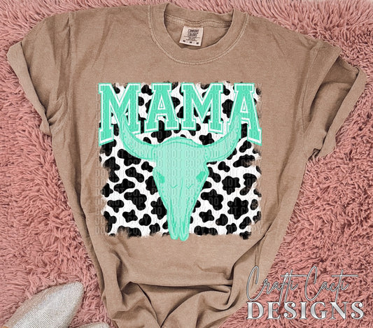 Preppy Cowgirl Mama Blue Digital Download