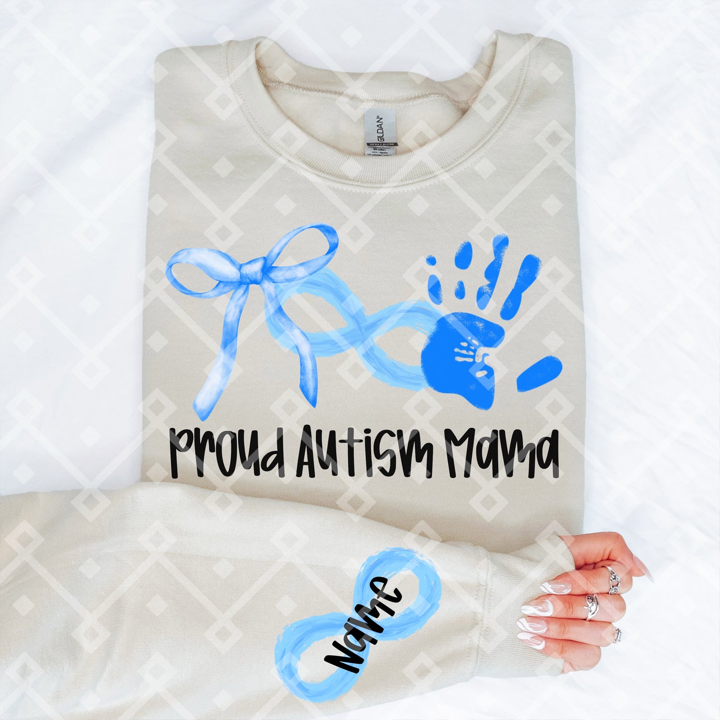 Proud Autism Mama - Puzzle + Infinity Option w/ Sleeve Design Included - Digital Download