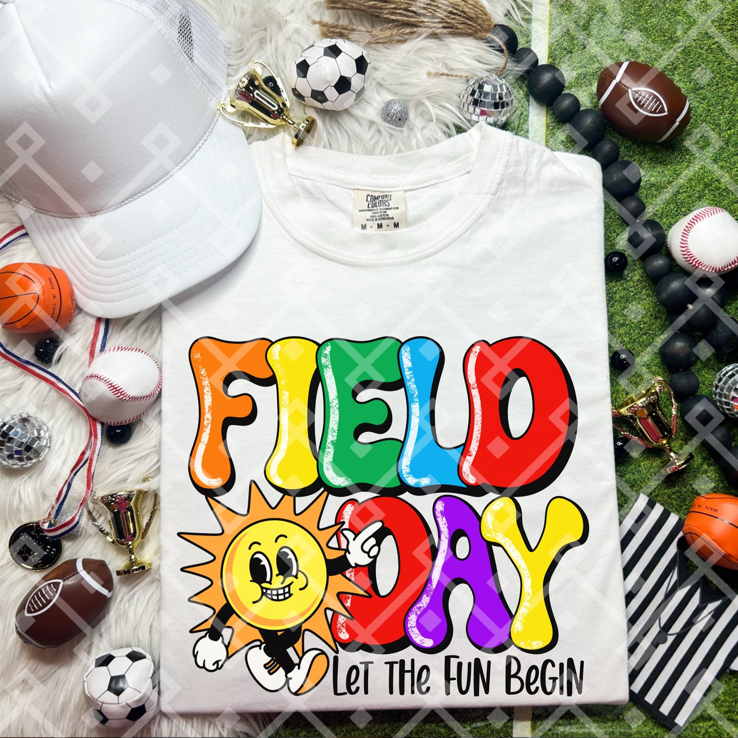 Field Day w/ School Name Option or No Name Digital Download