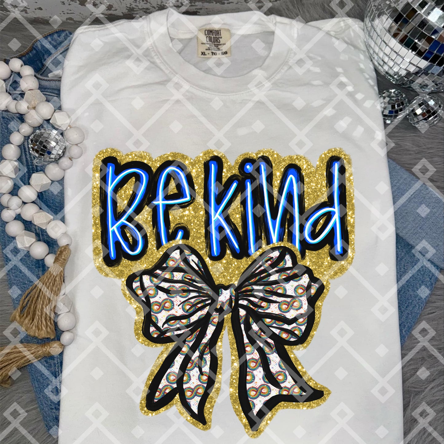 Be Kind - Autism + Infinity Symbol Options Digital Download