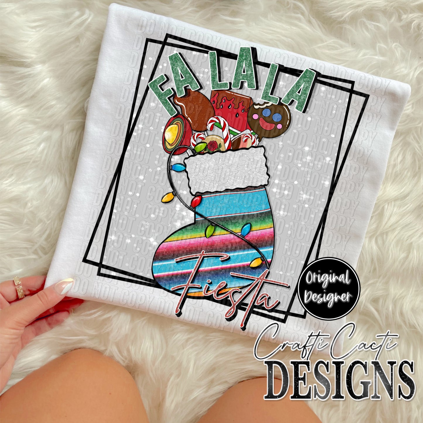 Fa La La Fiesta With Square Background (Sleeve Included) Digital Download