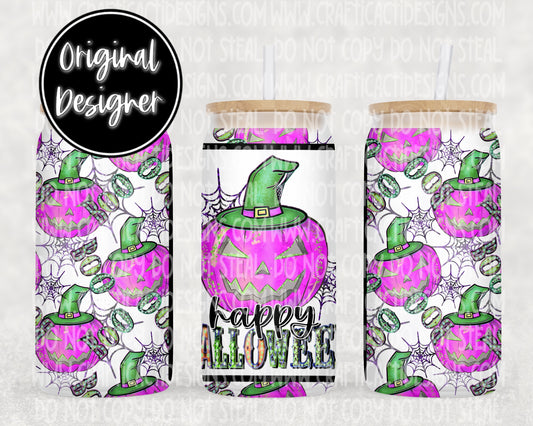 Happy Halloween 16 oz Tumbler Wrap Digital Download