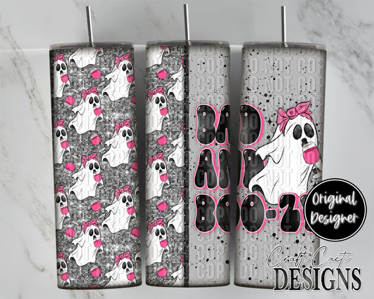 Bad And Boozy Tumbler Wrap Digital Download