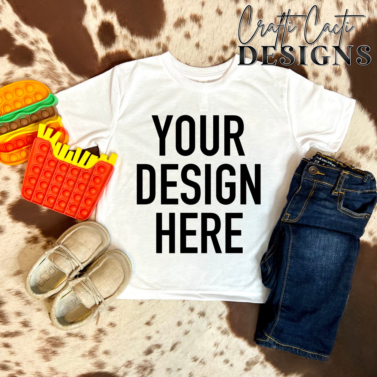 White Sublivie Boy Mock-up