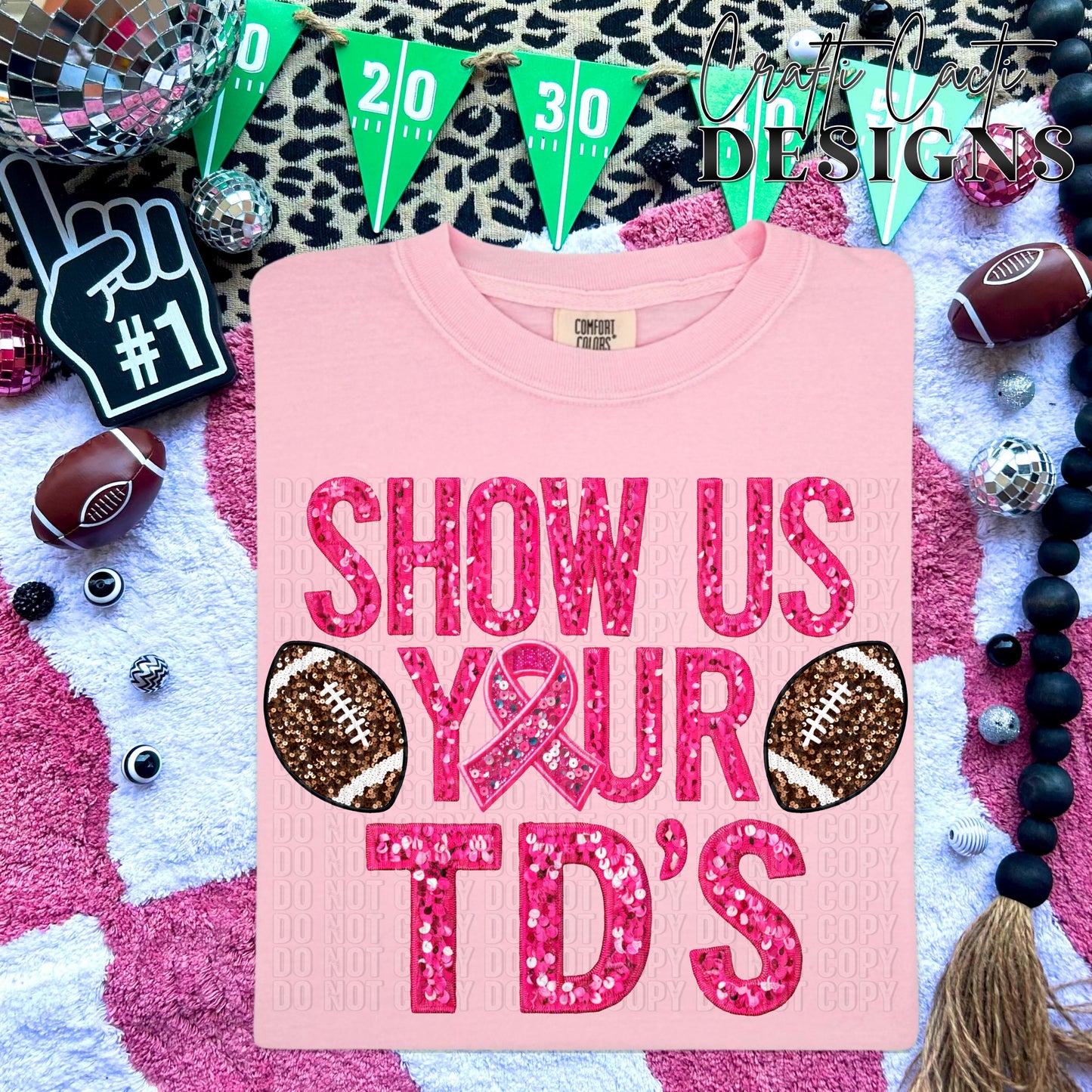 Show Us Your TD’S Faux Sequin Digital Download