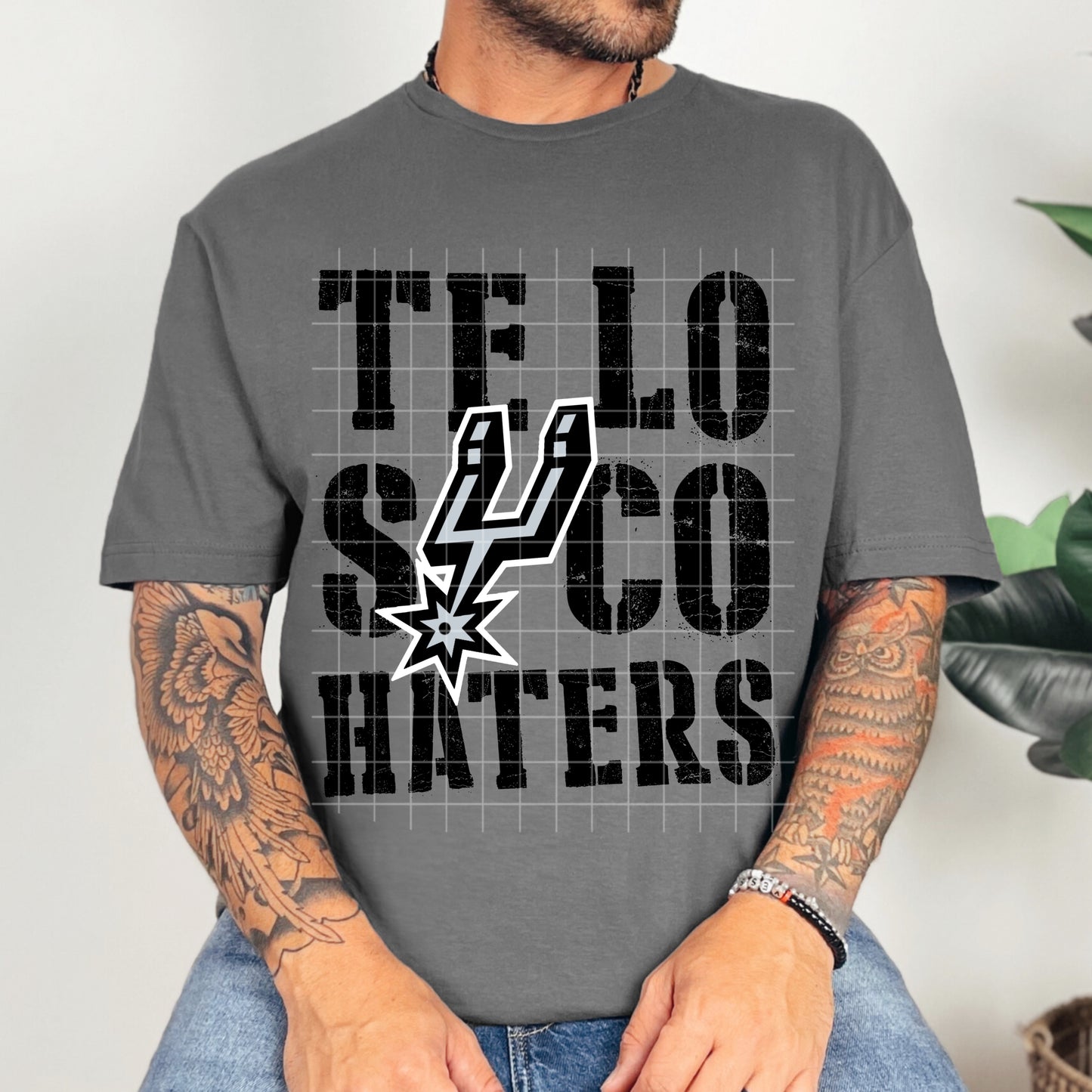 Te Lo Sico Haters SA Spurs (Black and White Fonts) - Facebook Exclusive Digital Download