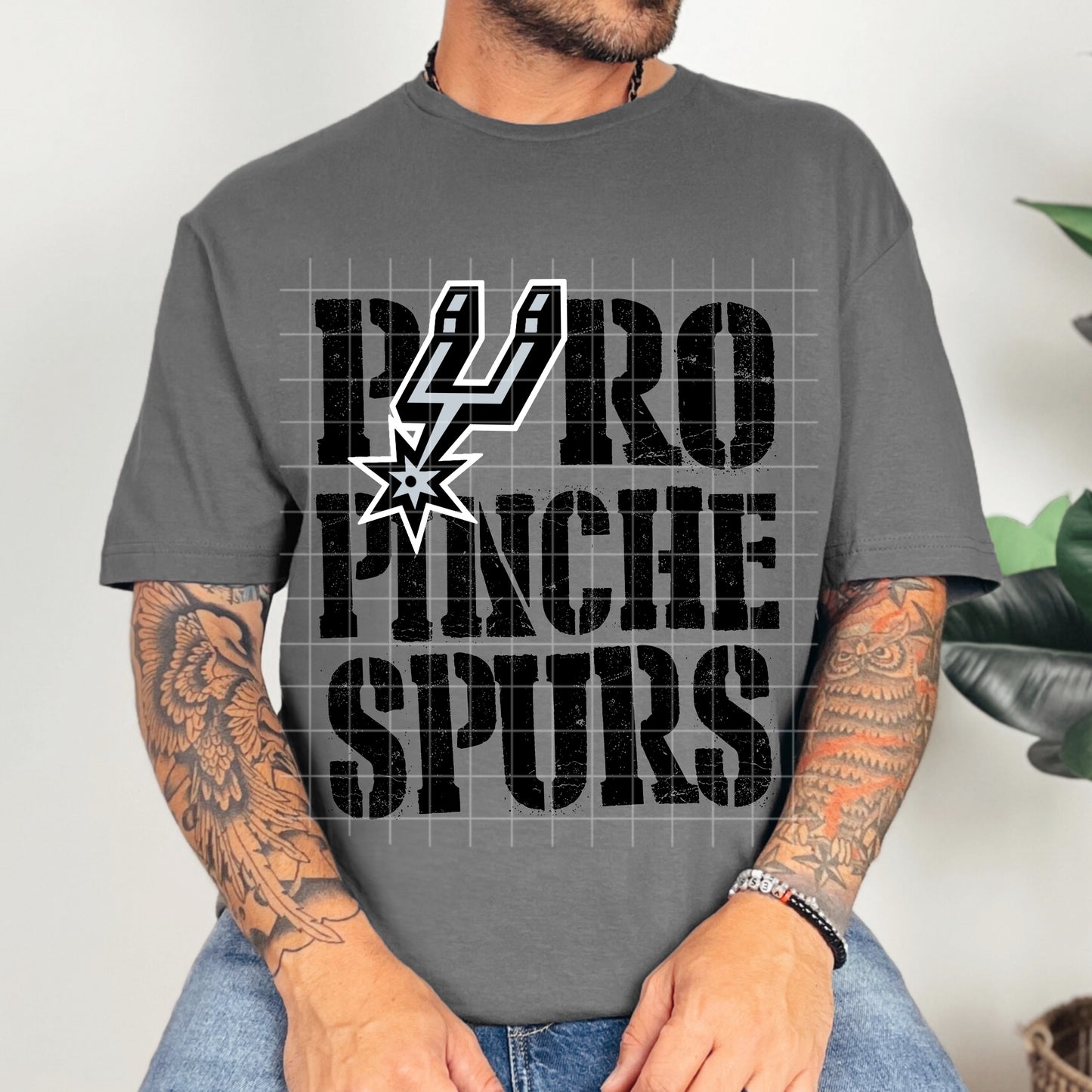Puro Pinche Spurs (Black and White Fonts) - Facebook Exclusive Digital Download