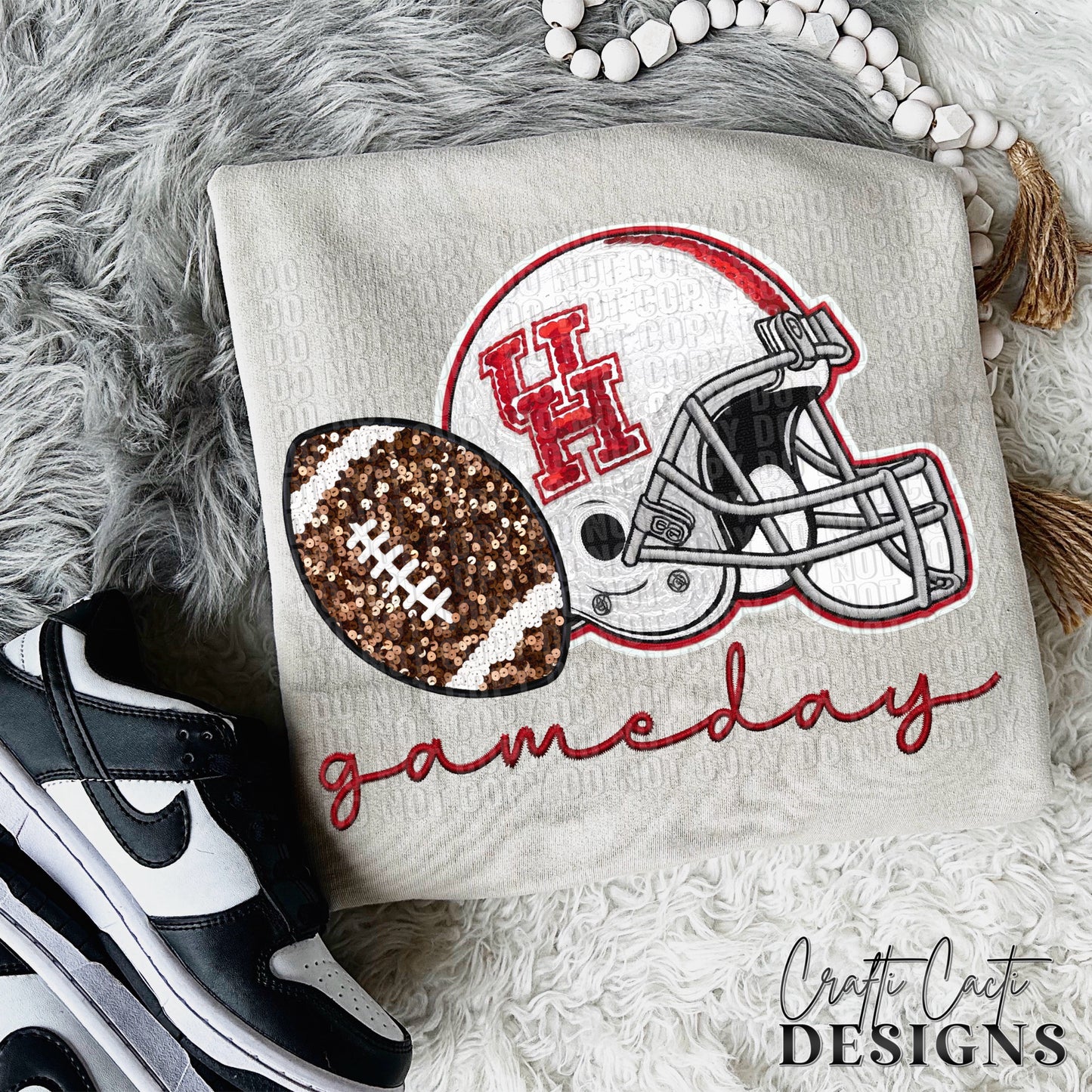 Inspired College Football Game Day Helmet Digitals
