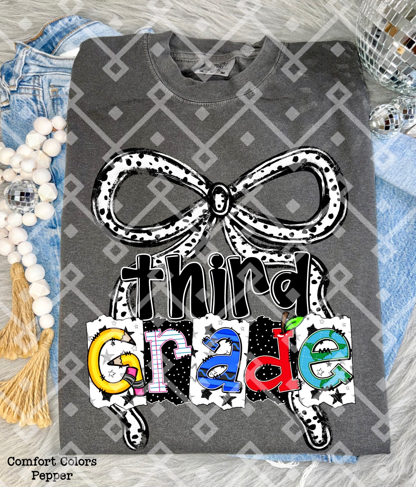 Preppy Back to School - Grade Levels - Digital Download
