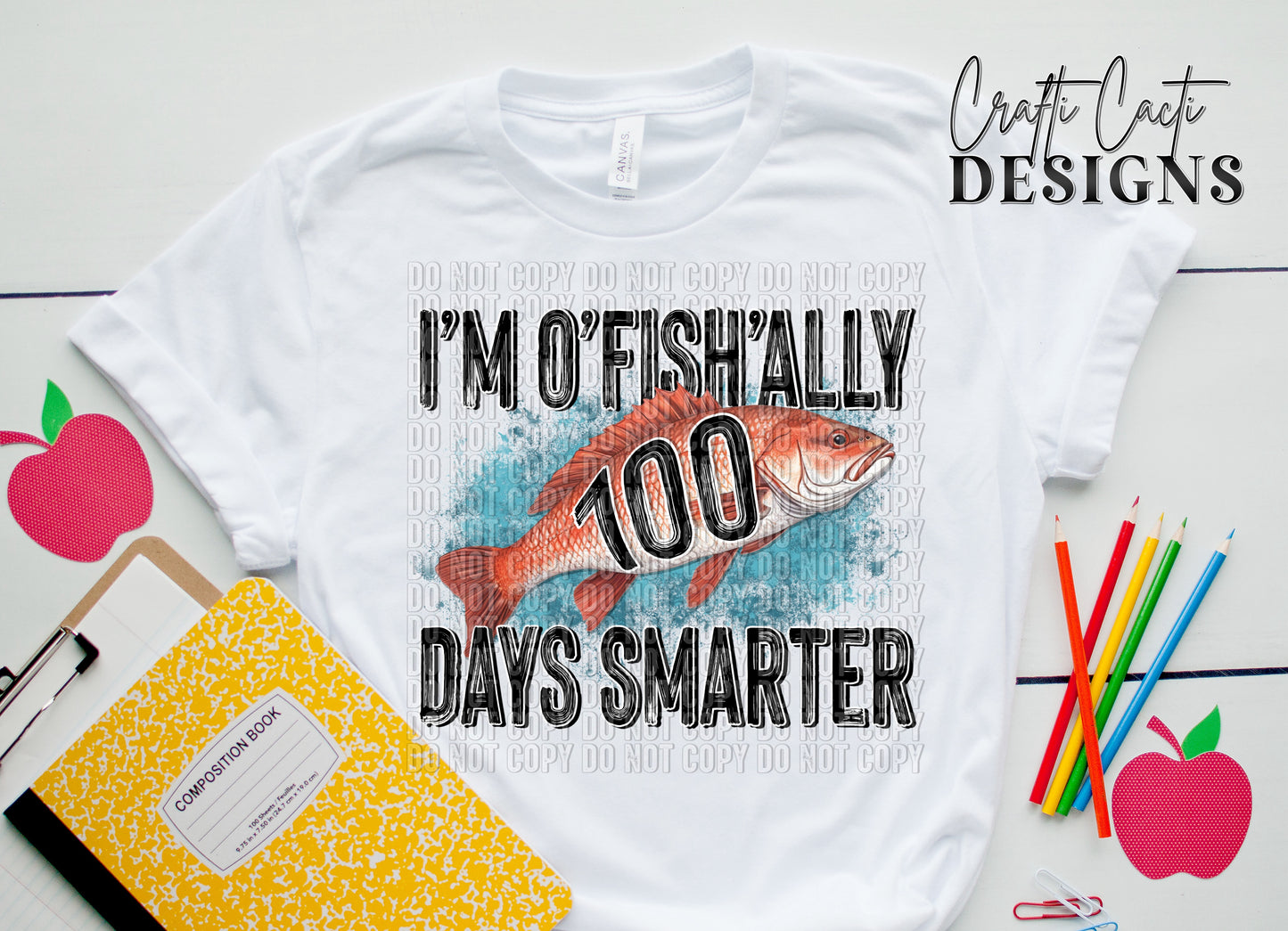 I'm O'Fish'Ally 100 Days Smarter Digital Download