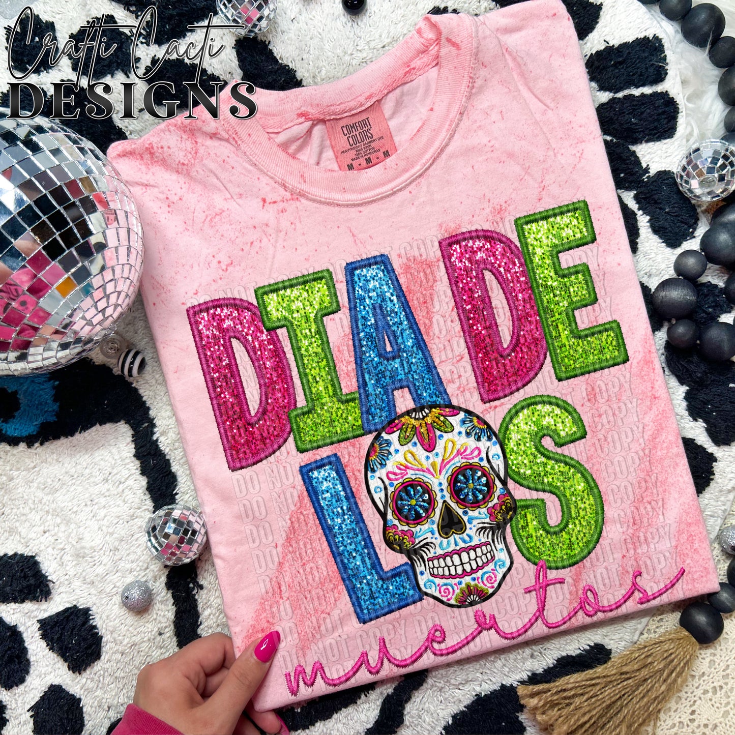 Dia De Los Muertos - Faux Embroidery - Digital Download