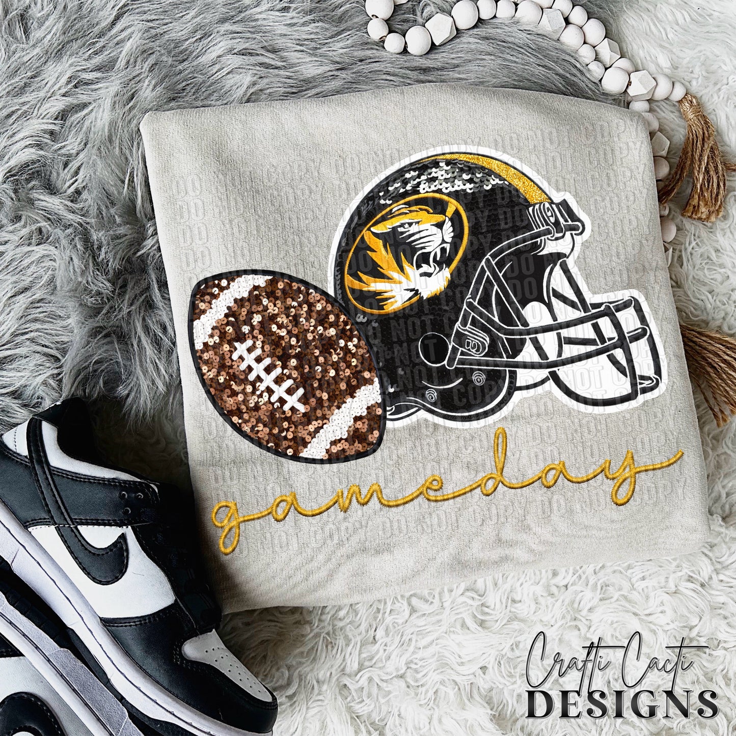 Inspired College Football Game Day Helmet Digitals