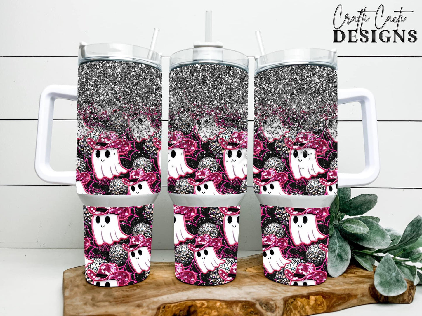 Cow Ghoul Tumbler Wrap Digital Download