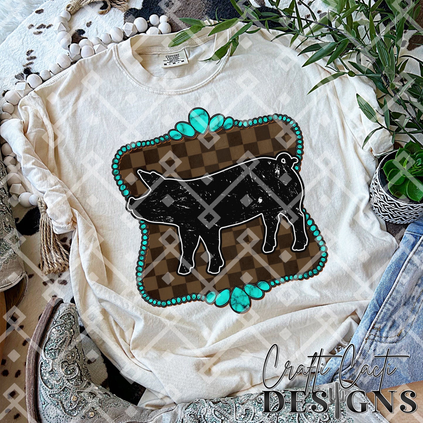 Preppy Show Animals - Both Patterns Included - Digital Download