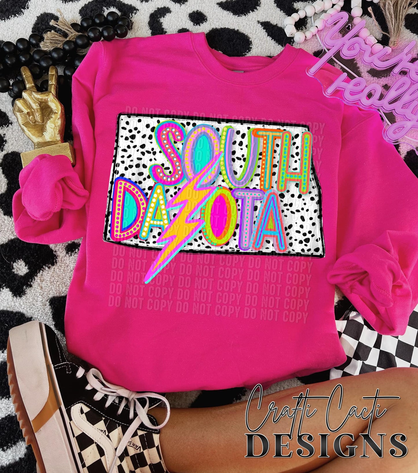 South Dakota Preppy Retro Digital Download