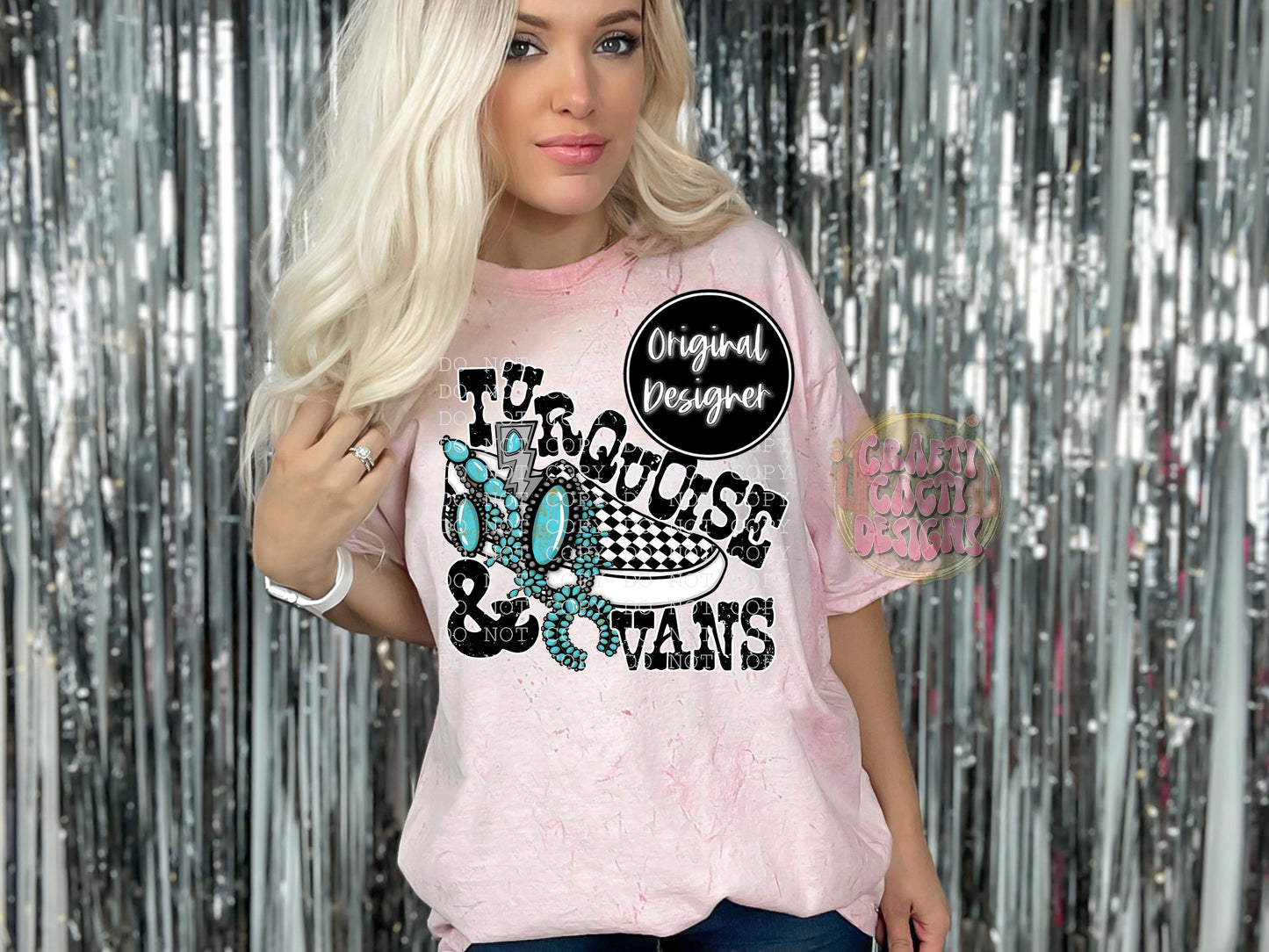 Turquoise & Vans Digital Download