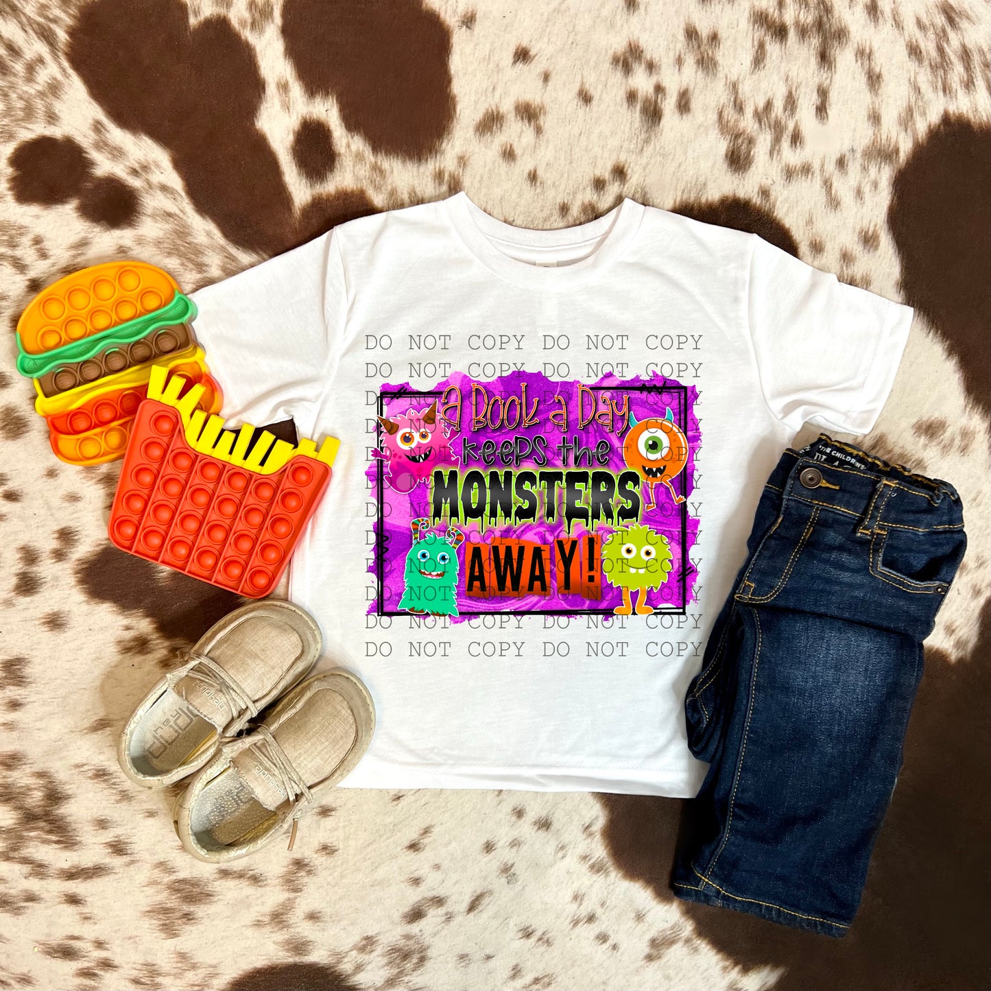 A Book A Day Keeps The Monsters Away Digital Download