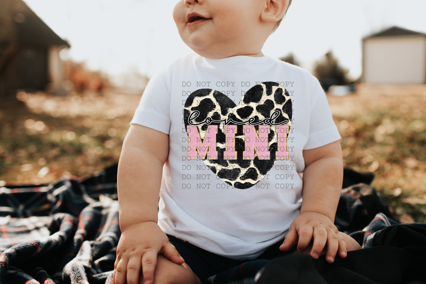 Loved Mini - Cow Print Digital Download