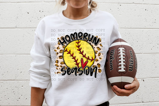 Softball Homerun Season Digital Download