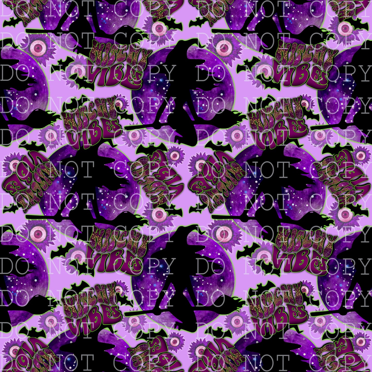 Witchy Vibes Seamless Digital Download