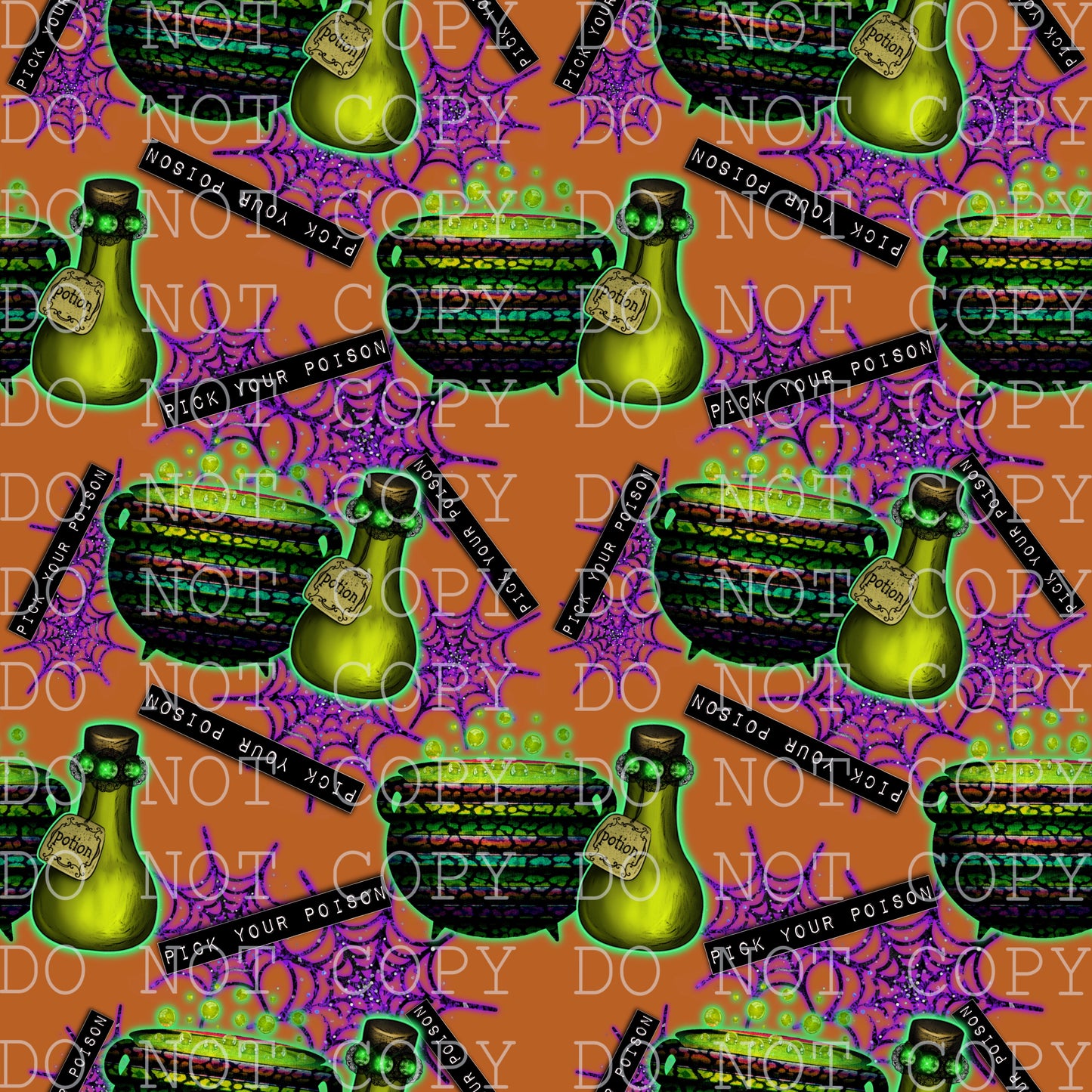 Pick Your Poison Seamless Digital Download