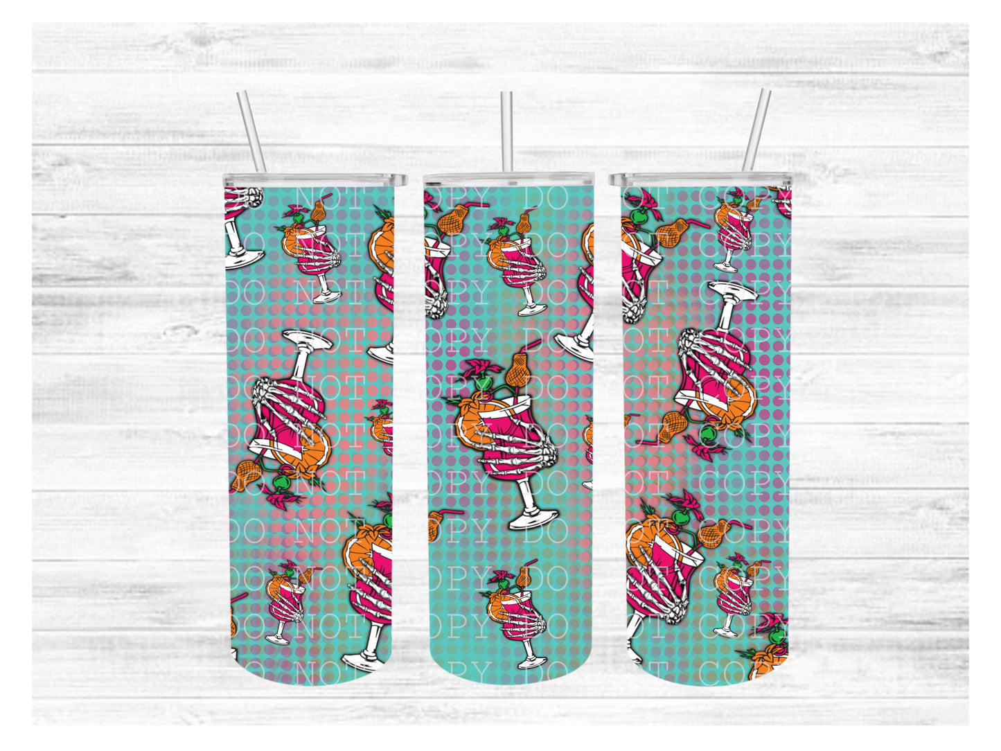 Skellie Drink Seamless Digital Download