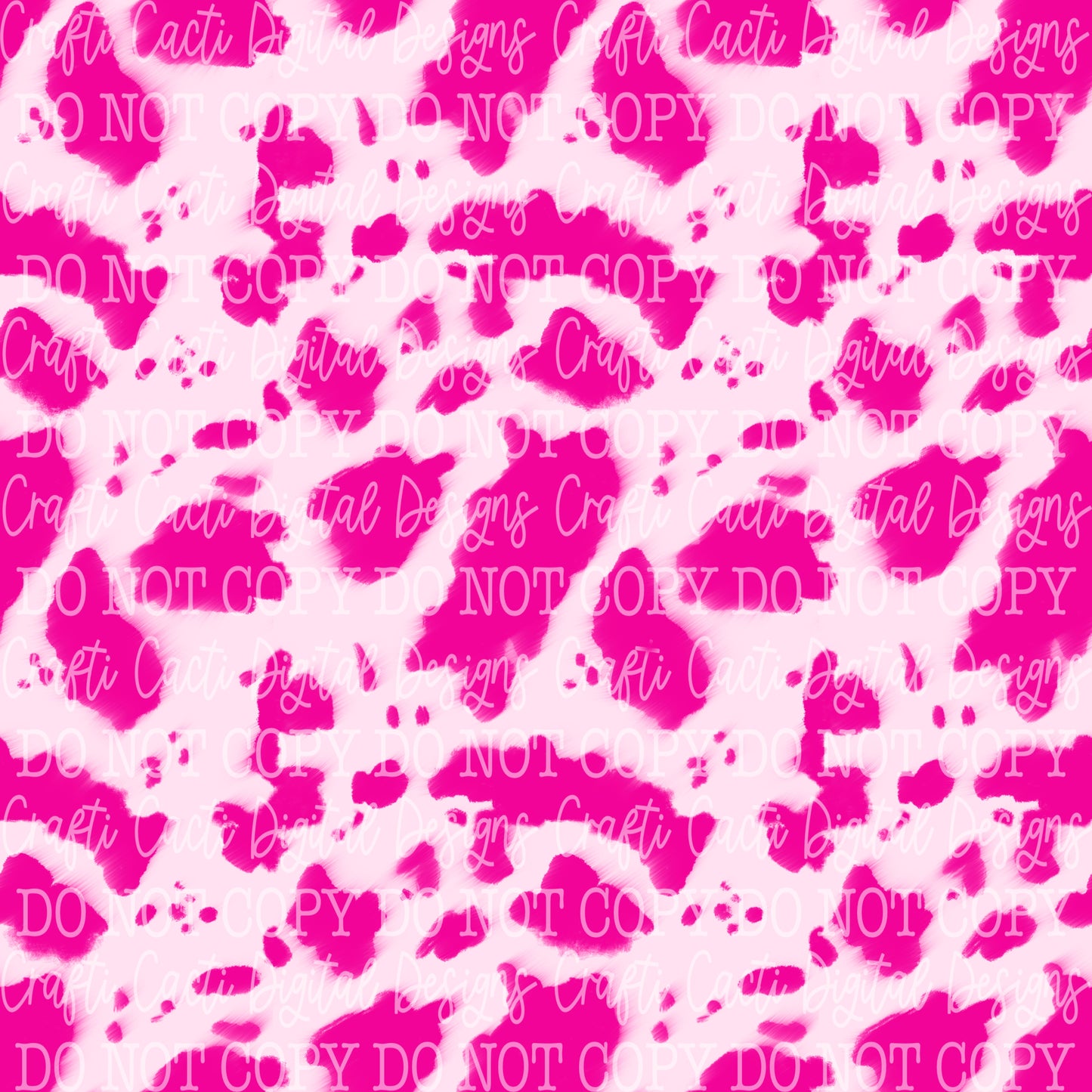 Cowhide - Pink Seamless Digital Download
