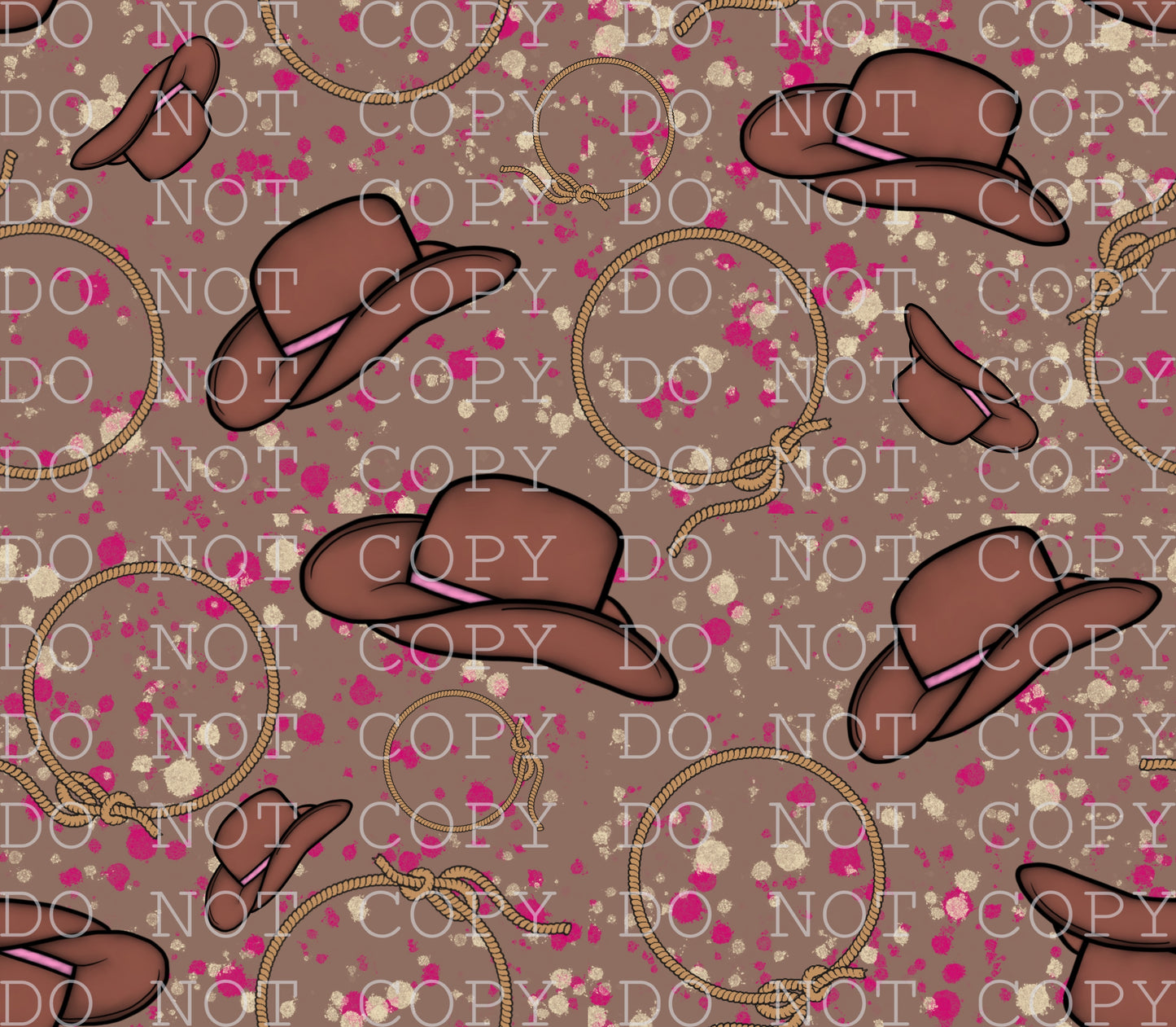 Cowgirl Seamless Digital Download