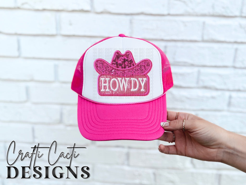 Howdy Hat Patch Digital Download