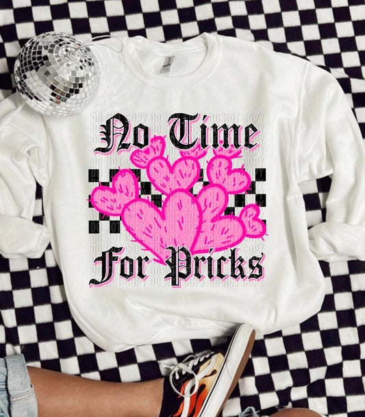 No Time For Pricks Pink Digital Download