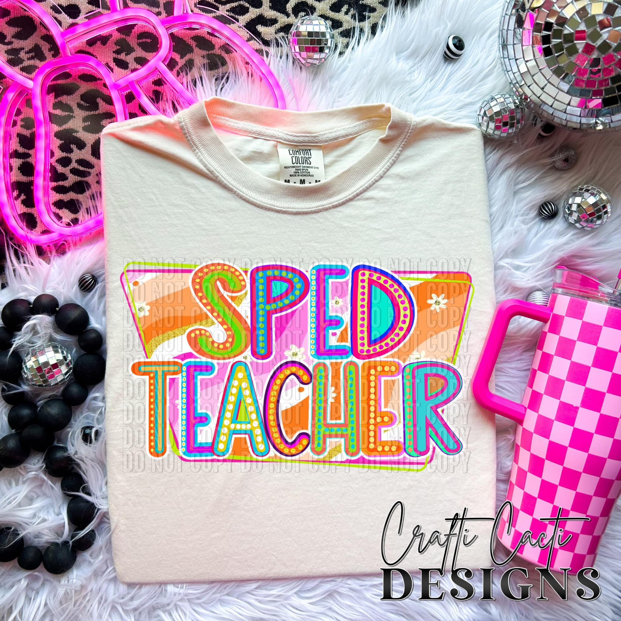 Marquee Sped Teacher Digital Download – Crafti Cacti Digital Designs