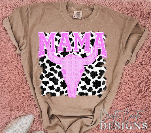 Preppy Cowgirl Mama Pink Digital Download