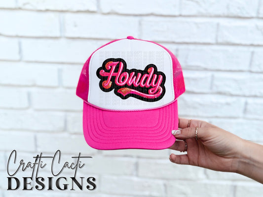 Howdy Hat Patch Digital Download