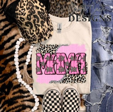 Mama Pink Leopard Stars Digital Download