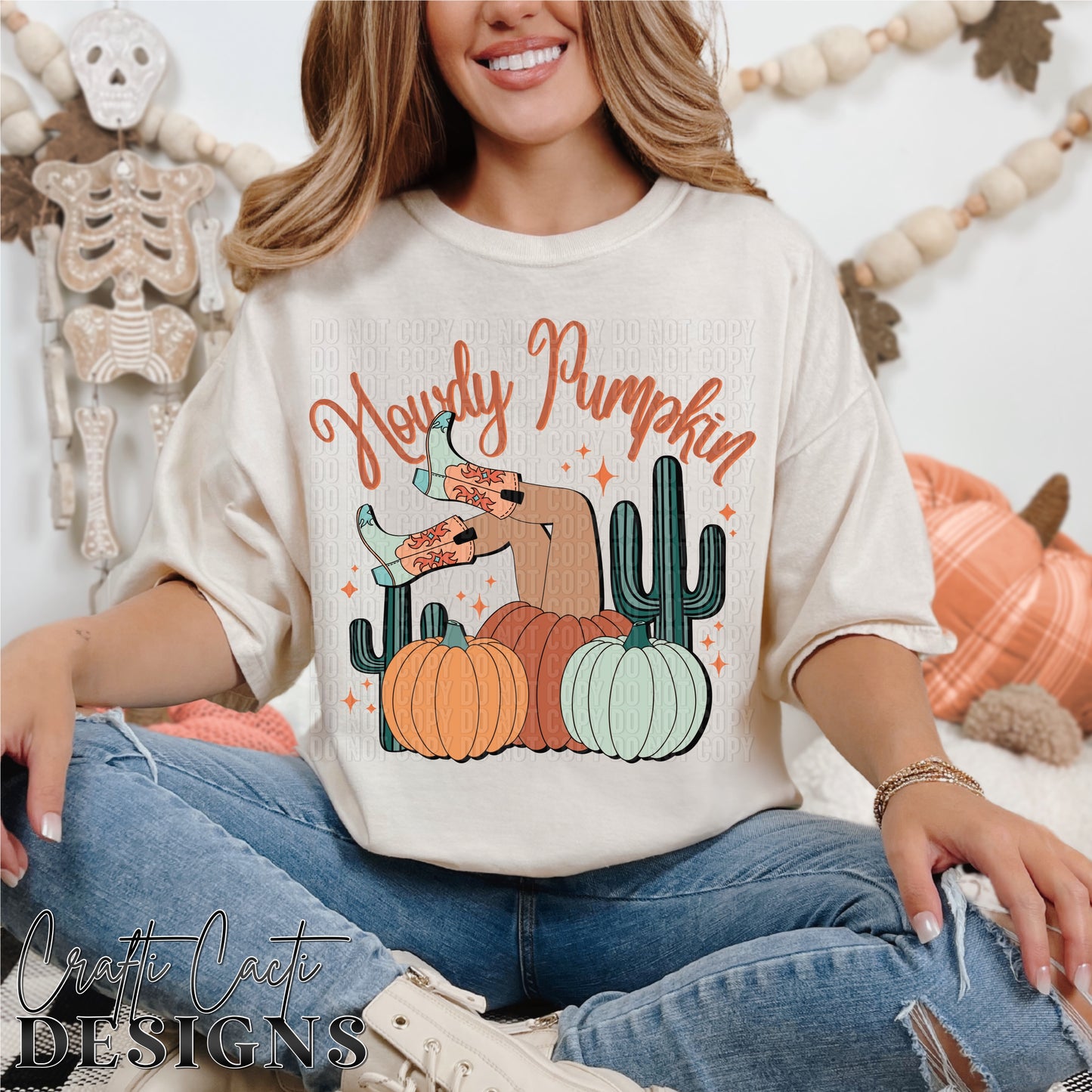 Howdy Pumpkin - All Color Variations Included - Digital Download