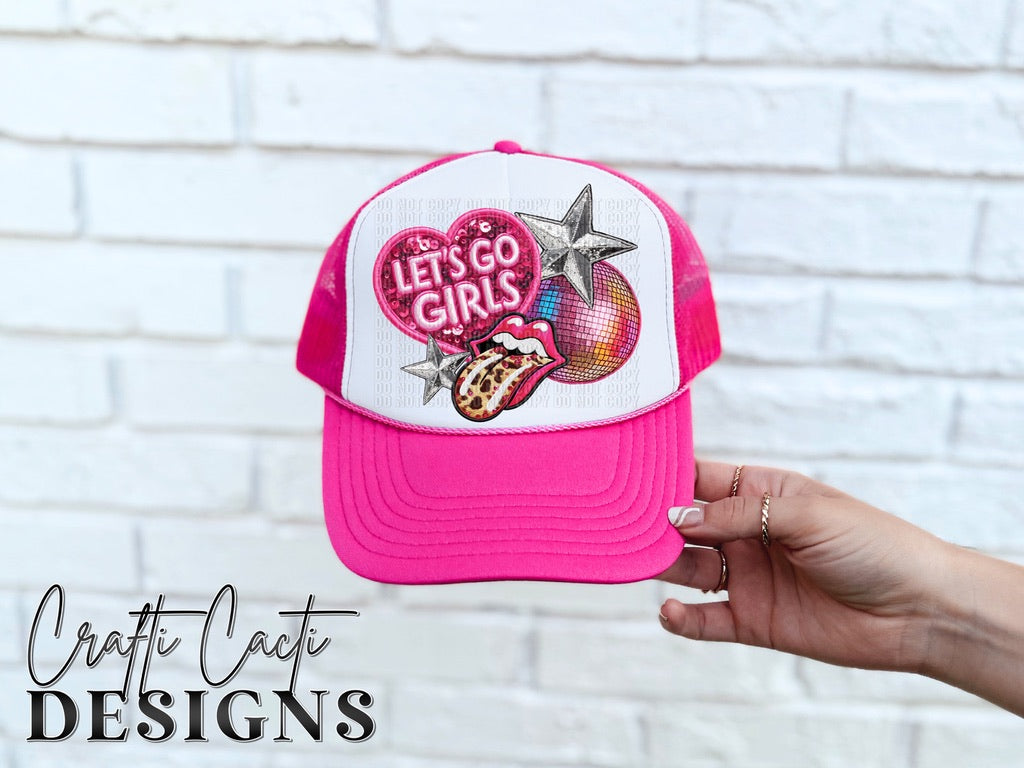 Go Girls Hat Patch Digital Download