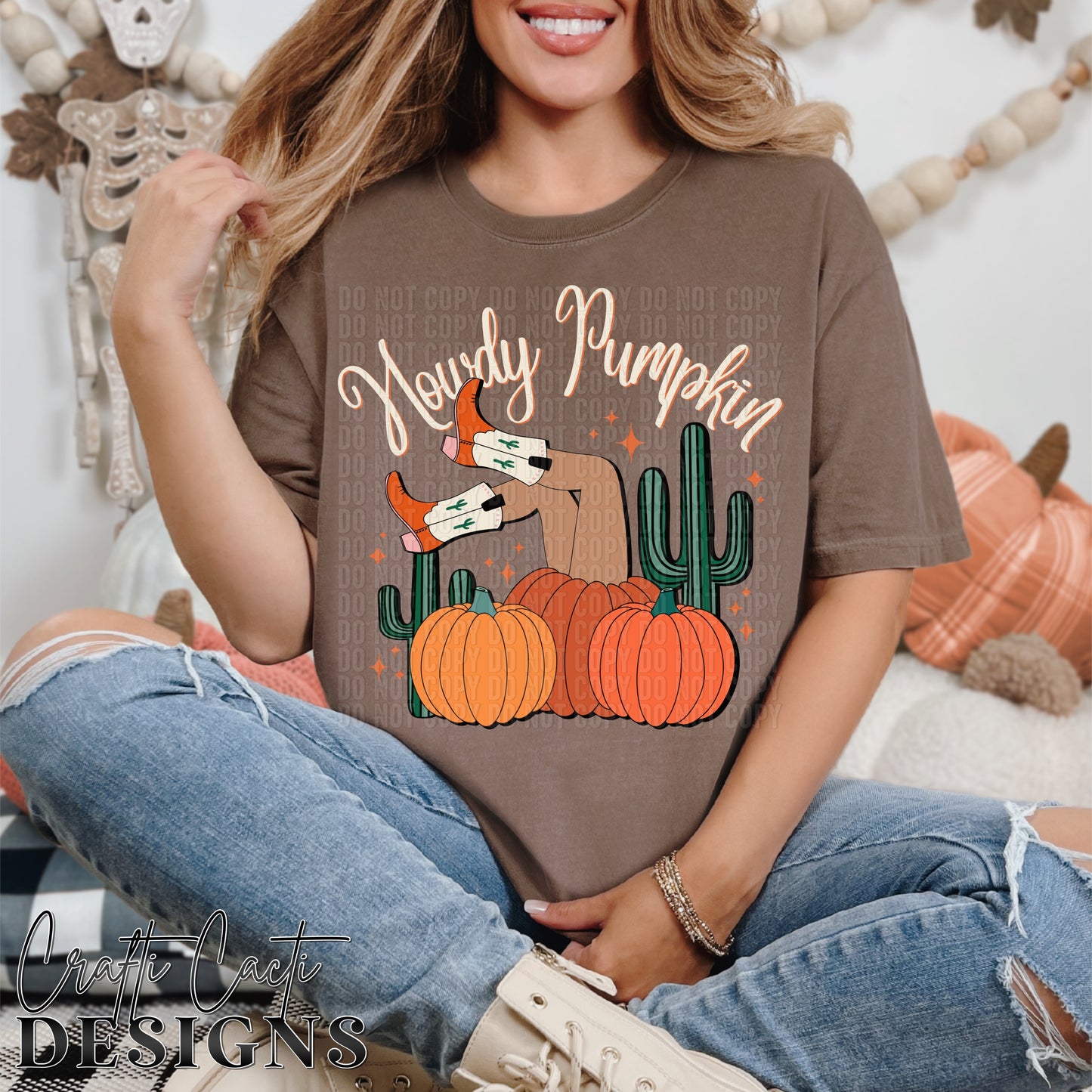 Howdy Pumpkin - All Color Variations Included - Digital Download