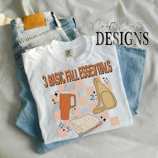 3 Basic Fall Essentials Digital Download