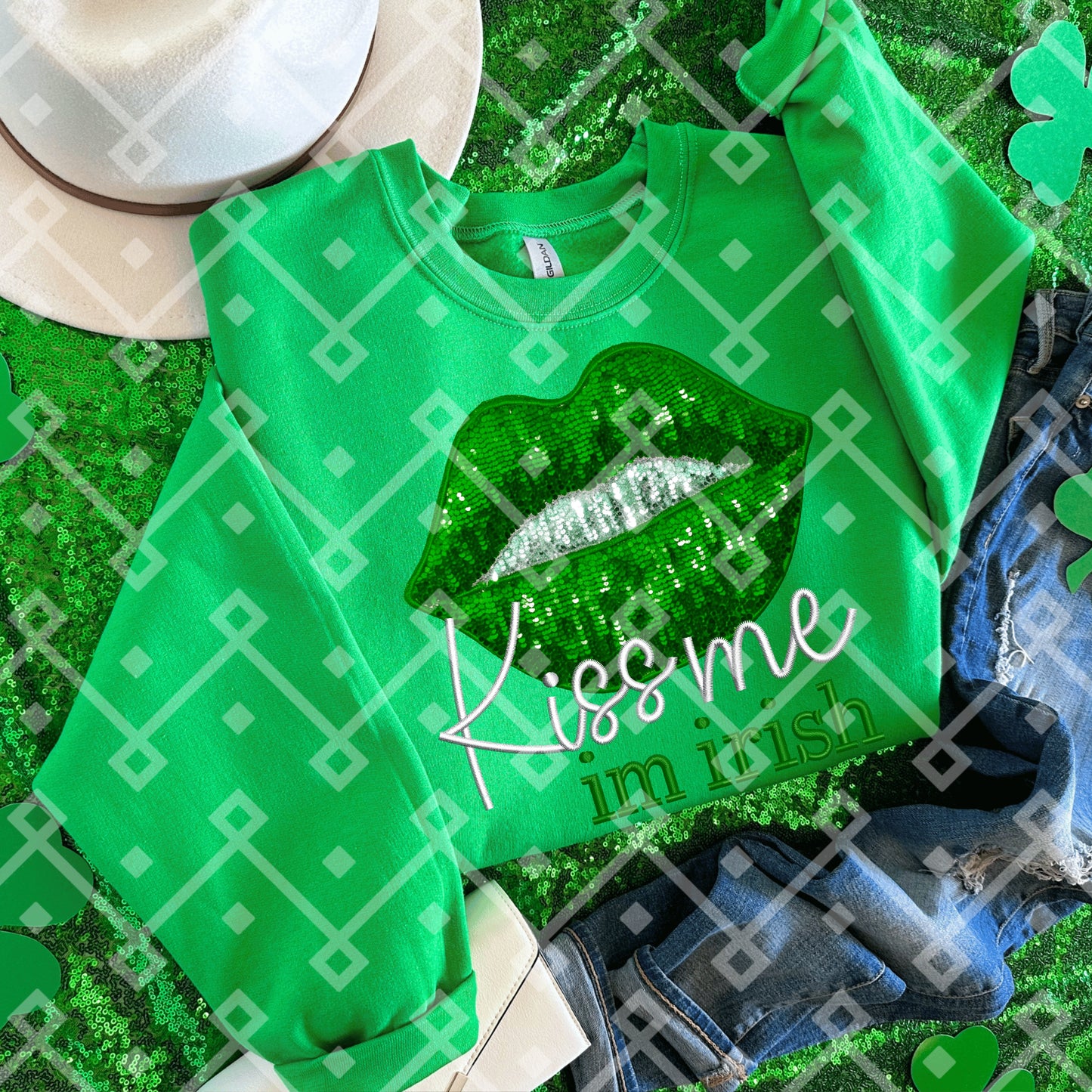 Kiss Me I’m Irish - 2 Colors Included - Digital Download