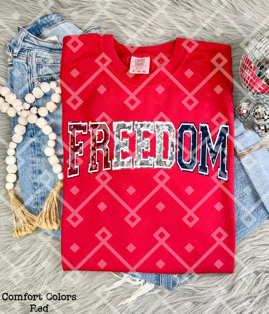 Freedom - Faux Sequin - Digital Download