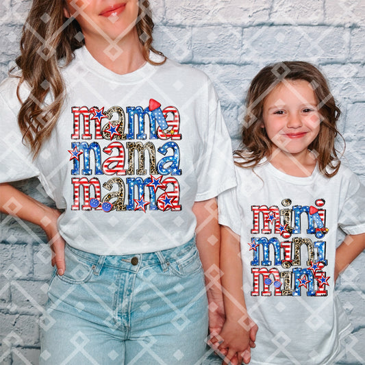 Mama + Mini Patriotic Digital Download