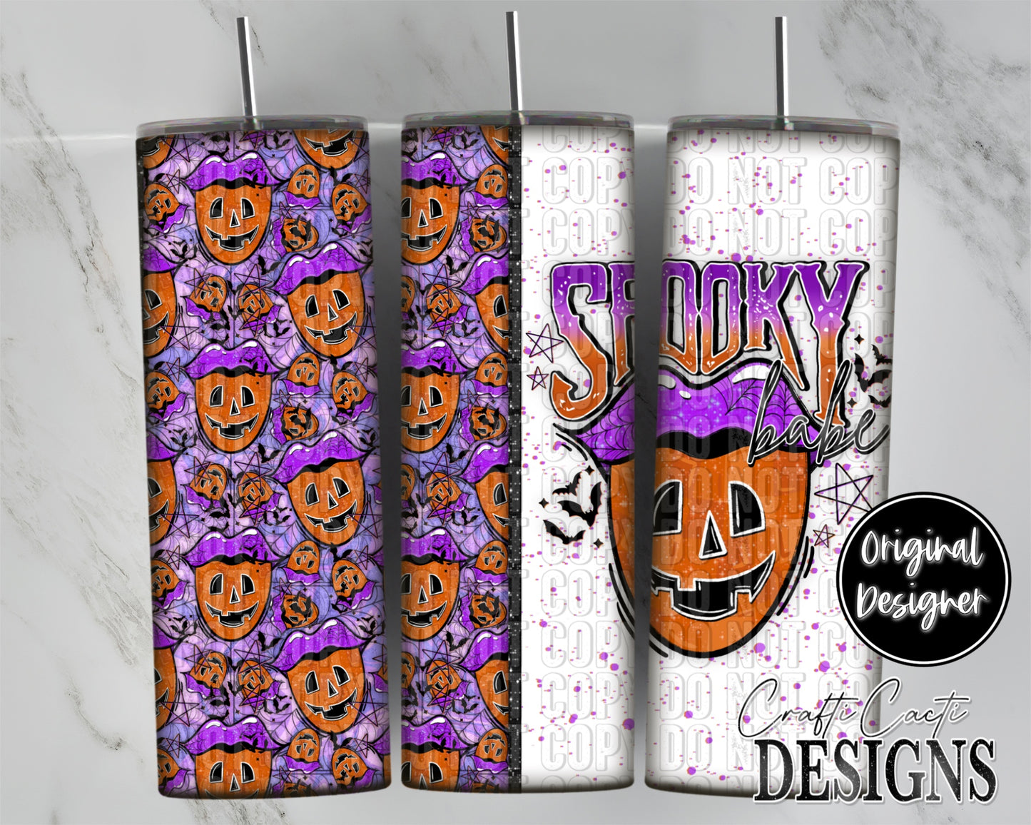 Spooky Babe Tumbler Wrap Digital Download