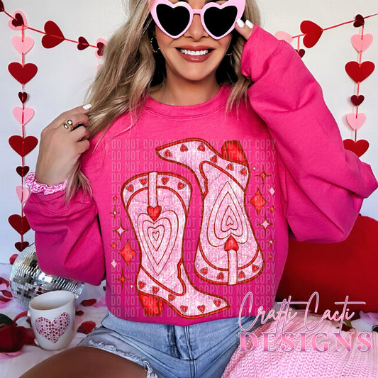 V-Day Cowgirl Boots Digital Download